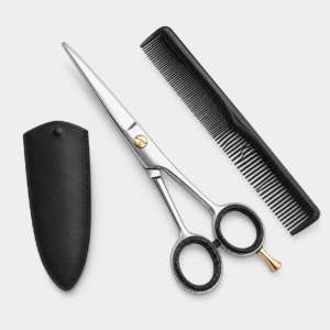 Hair Cutting Scissors And Comb