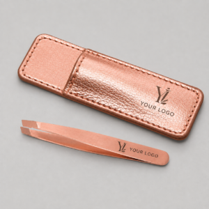 Rose Gold Mini Slant Tweezer