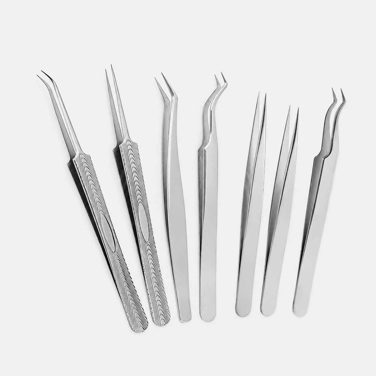 Stainless Steel Eyebrow Tweezers - Image 2